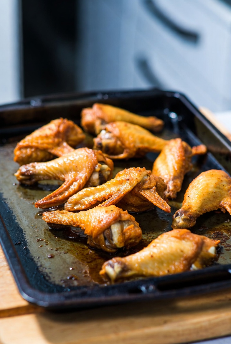 owen baked chicken wings